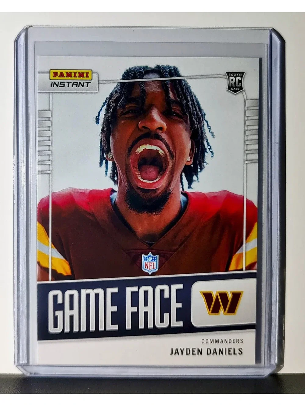 Jayden Daniels Rookie Panini NFL Football Cards Set of 5 with Acrylic Display